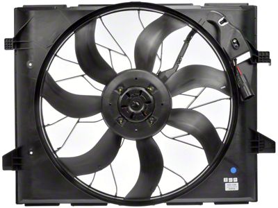 Radiator Fan Assembly with Controller (11-13 Jeep Grand Cherokee WK2 w/ Heavy Duty Cooling)