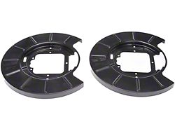 Rear Brake Backing Plate; Pair (99-04 Jeep Grand Cherokee WJ)