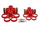 Rear Control Arm Bushings; Red (93-98 Jeep Grand Cherokee ZJ)