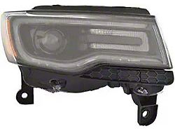 Replacement Xenon Projector Headlight; Passenger Side (15-16 Jeep Grand Cherokee WK2 Laredo, Limited, Overland)