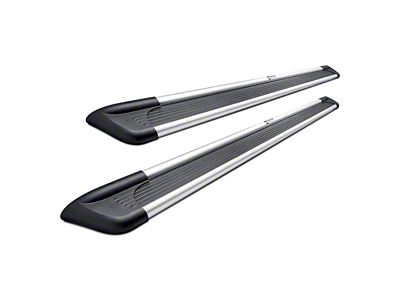 Sure-Grip Running Boards without Mounting Kit; Brushed Aluminum (11-17 Jeep Grand Cherokee WK2, Excluding Diesel)