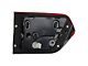 Tail Light; Black Housing; Red Clear Lens; Inner Passenger Side (18-22 Jeep Grand Cherokee WK2)