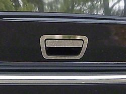 Tailgate Handle Accent Trim; Stainless Steel (11-13 Jeep Grand Cherokee WK2)