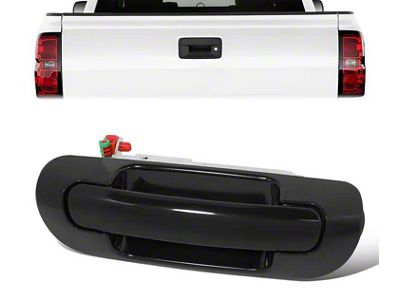 Tailgate Handle; Smooth Black (99-04 Jeep Grand Cherokee WJ)