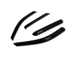 Tape-On Wind Deflectors Window Visors; Smoked (05-10 Jeep Grand Cherokee WK)