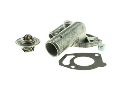 Thermostat with Housing Assembly; 195-Degree (93-04 4.0L Jeep Grand Cherokee ZJ & WJ)