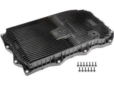 Transmission Oil Pan with Drain Plug, Gasket and Bolts (14-25 Jeep Grand Cherokee WK2 & WL2)