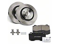 Vented Brake Rotor and Pad Kit; Front (06-10 Jeep Grand Cherokee WK SRT8)