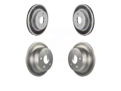 Vented Rotors; Front and Rear (99-04 Jeep Grand Cherokee WJ)