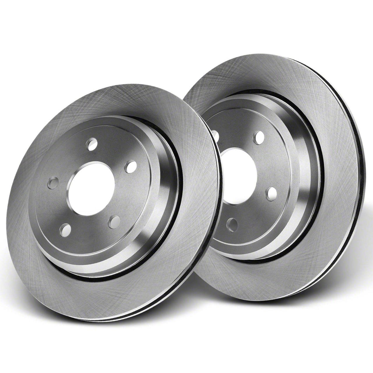 Jeep Grand Cherokee Vented Rotors; Rear Pair (11-21 Jeep Grand Cherokee ...