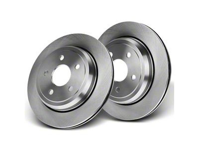 Vented Rotors; Rear Pair (11-21 Jeep Grand Cherokee WK2 w/ Solid Rear Rotors, Excluding SRT, SRT8 & Trackhawk)