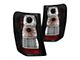 Version 2 LED Tail Lights; Black Housing; Clear Lens (99-04 Jeep Grand Cherokee WJ)