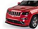 VZ Front Bumper Lip Splitter; Gloss Black Vinyl (12-19 Jeep Grand Cherokee WK2 SRT, SRT8)