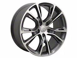 JP16 Gunmetal Machined Wheel; 20x8.5; 42mm Offset (99-04 Jeep Grand Cherokee WJ)