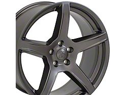 DG22 Satin Gunmetal Wheel; 22x9.5; 29mm Offset (05-10 Jeep Grand Cherokee WK)