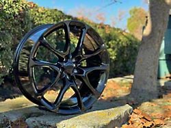 JP3 Gloss Black Wheel; 22x9.5; 35mm Offset (11-21 Jeep Grand Cherokee WK2)