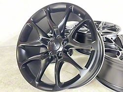 JP3 Matte Black Wheel; 20x10; 45mm Offset (11-21 Jeep Grand Cherokee WK2)