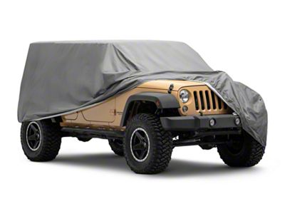 Jeep Licensed by TruShield All-Weather Car Cover (07-18 Jeep Wrangler JK 4-Door)