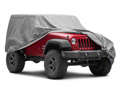 Jeep Licensed by TruShield All-Weather Car Cover (07-18 Jeep Wrangler JK 2-Door)