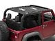 Jeep Licensed by TruShield Sun Shade (07-18 Jeep Wrangler JK 2-Door)