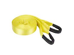 20-Foot Tow Strap; 17,000 lb.; Yellow