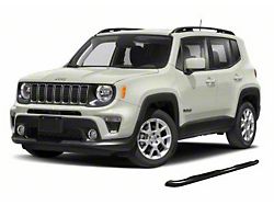 3-Inch Side Step Bars; Black (15-23 Jeep Renegade BU, Excluding Trailhawk)