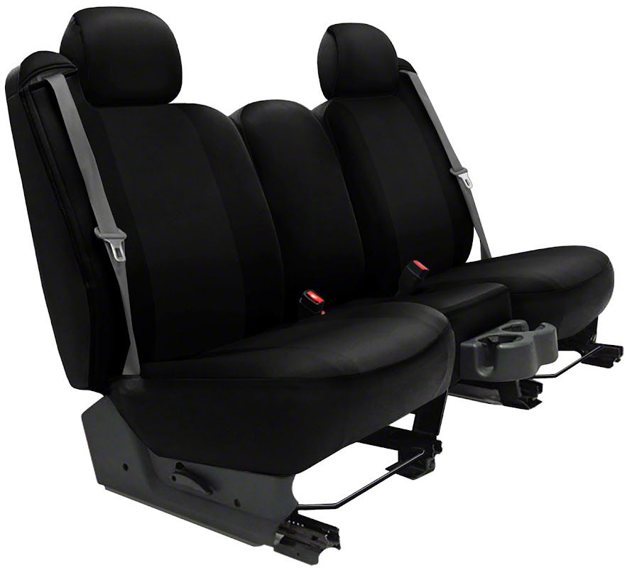 Jeep Renegade Neosupreme Custom 1st Row Bucket Seat Covers; Black/Black ...