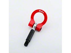 Premium Tow Hook with Red D-Ring; Front (15-23 Jeep Renegade BU)