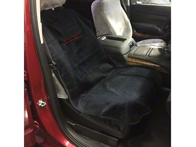 Seat Towel with Rubicon Logo; Black (Universal; Some Adaptation May Be Required)