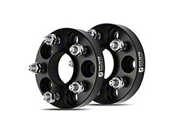 1-Inch 5-Lug Wheel Spacers; Black; Set of Two (15-23 Jeep Renegade BU)