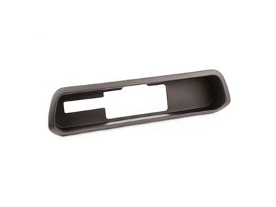 Rear Bumper Hitch Fascia; Black (15-23 Jeep Renegade BU)