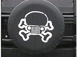 Jeep Skull and Crossbones Spare Tire Cover (66-18 Jeep CJ5, CJ7, Wrangler YJ, TJ & JK)