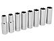 1/2-Inch Drive Metric Deep Wall Socket Set; 8-Piece Set