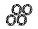 1-Inch 5-Lug Wheel Spacers; Black; Set of Four (76-86 Jeep CJ7)