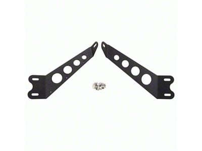 10-Inch Straight Light Bar Hood Mounting Brackets (07-18 Jeep Wrangler JK)