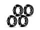 1.25-Inch 5-Lug Wheel Spacers; Black; Set of Four (76-86 Jeep CJ7)