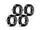 1.50-Inch 5-Lug Wheel Spacers; Black; Set of Four (76-86 Jeep CJ7)