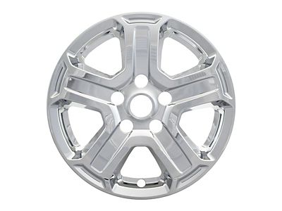 17-Inch Impostor 5-Spoke Wheel Covers; Chrome (18-24 Jeep Wrangler JL Sport S)