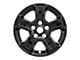 17-Inch Impostor 5-Spoke Wheel Covers; Gloss Black ABS (18-23 Jeep Wrangler JL Sport S)