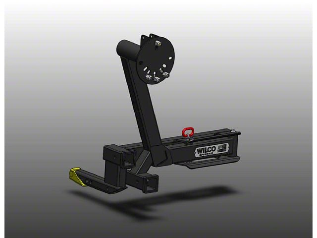 2-Inch Receiver Hitch Hitchgate Solo with Secondary Cargo Hitch; High Clearance (Universal; Some Adaptation May Be Required)