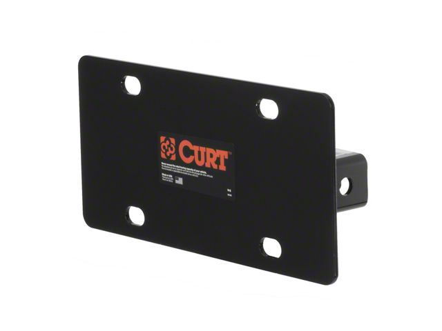 2-Inch Receiver Hitch License Plate Holder (Universal; Some Adaptation May Be Required)