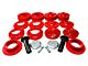 2-Inch Rock-Flex Adjustable Coil Spacer Set; Red (18-24 Jeep Wrangler JL)