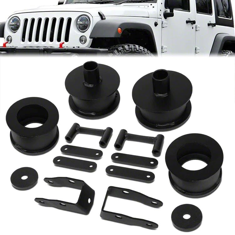 Jeep Wrangler 2.50-Inch Leveling Kit with Shock Extenders (07-18 Jeep ...