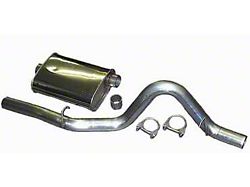 2.50-Inch Stainless Cat-Back Exhaust System with HVS Welded Muffer (97-00 4.0L Jeep Wrangler TJ w/o OE Flange at Cat)