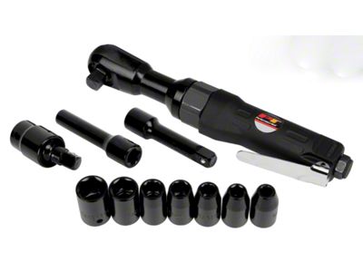 3/8-Inch Drive Air Ratchet; 14-Piece Set