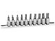 3/8-Inch Drive Hex Bit Socket Set; 10-Piece Set