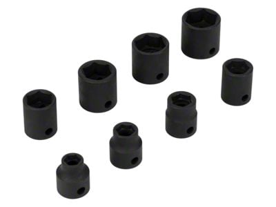 3/8-Inch Drive Low Profile Metric Sockets; 8-Piece Set