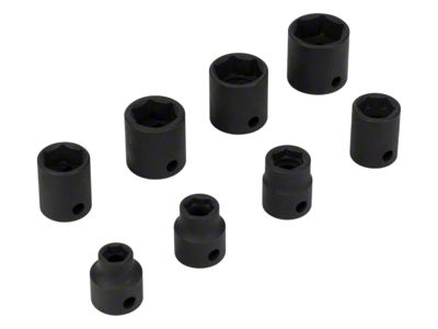 3/8-Inch Drive Low Profile SAE Sockets; 8-Piece Set