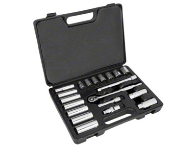 3/8-Inch Drive SAE Socket Set; 20-Piece Set