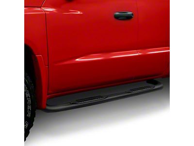 3-Inch Nerf Side Step Bars; Black (07-18 Jeep Wrangler JK 4-Door)